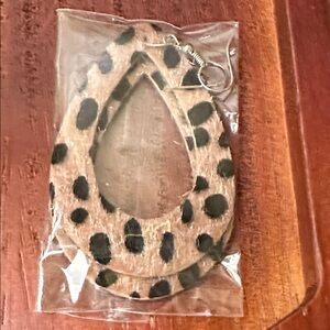 New Leopard Print Teardrop Earrings